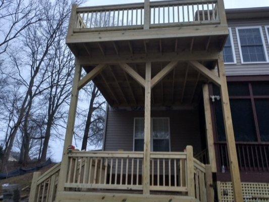 2 story deck