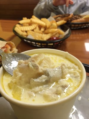 Wish this haddock chowder was always on the menu.