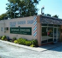 ~Same Location For Over 50 yrs. ~College Barber Shop is the 3 door on the right facing Wrightsville Ave.~ All Walk Ins