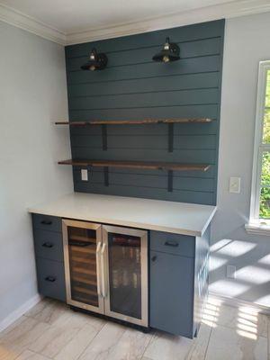 custom made Dry Bar add to a familyroom