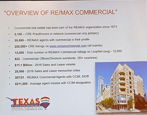 Overview of RE/MAX Commercial Real Estate. Call us for all your Commercial needs!