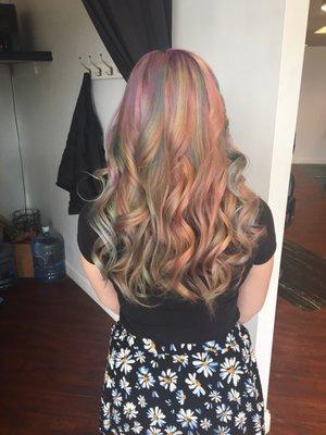 I had Molly, who made my dream hair a reality  she did an amazing job with my creative color