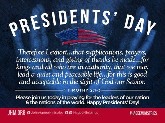 HAPPY PRESIDENTS' DAY!!!