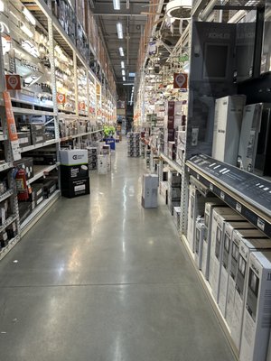 Aisle 30  ceiling fans, lighting fixtures and mirrors