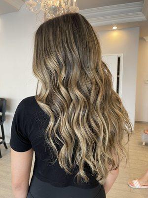 Balayage + haircut by janine