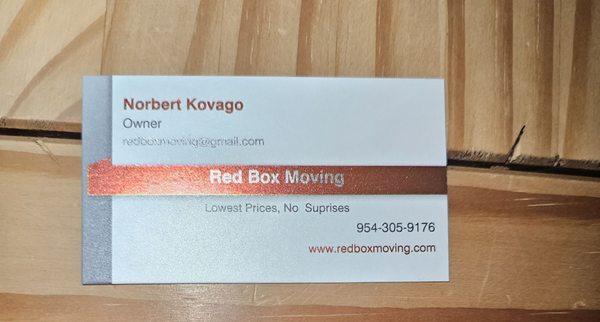 Red Box Moving