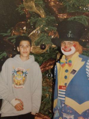 Bubbles the clown and Dustin