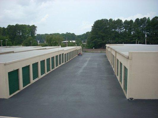 Outside Drive-Up Storage Units