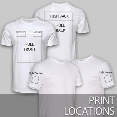 Popular T shirt Printing Locations!