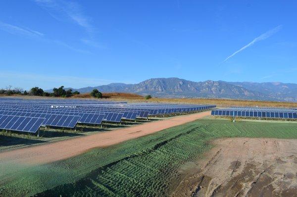 Colorado Solar Farm Hydroseeding