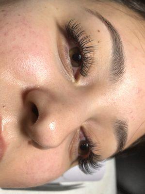 Eyelash extensions - hybrid set