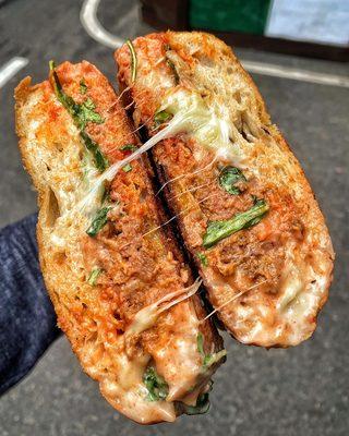 Meatballs sandwich