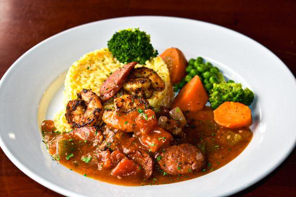 Blackened Shrimp with Creole Sauce