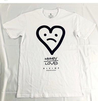 White money love shirt