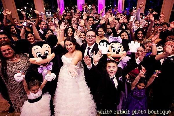 A fun Disneyland Fairy Tale wedding.