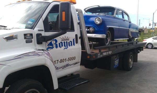 Towing Vintage Cars