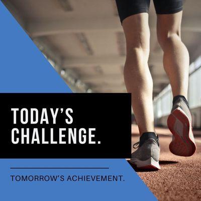 For some, a challenge is a physical activity like running 1 mile or 10. For others it may be resting. How are you challenging yourself?