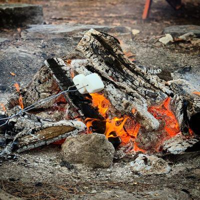 We have an outdoor fire pit - get your food to-go and sit outside and enjoy!