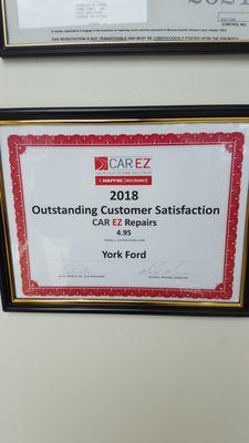 Award winning customer service!