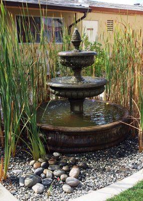 Fountain in garden #1