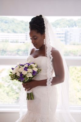 Me with my bouquet