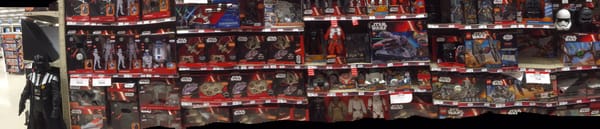 Loaded up on Star Wars toys for Force Awakens & Christmas (and jacked up the prices!)