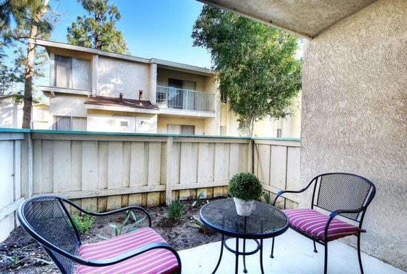 Cozy patios always a plus!