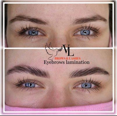 Eyebrows lamination