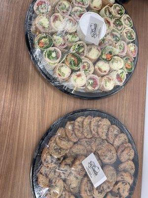 Wraps Platter Gourmet Cookies