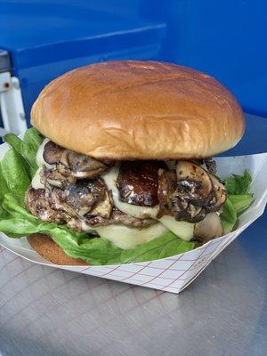 Mushroom burger