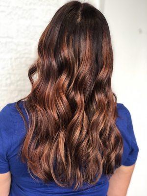 Fall balayage by Anna Louise