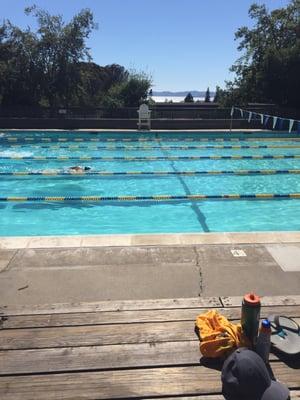 Golden Bear Pool. View on the bay.