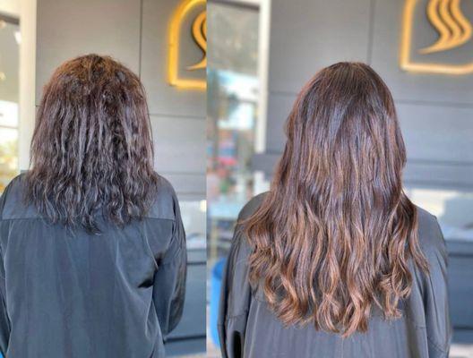 Keratin Fusion Hair Extensions