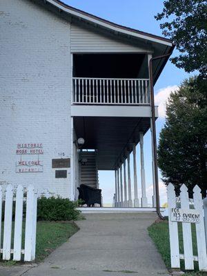 Hotel entrance