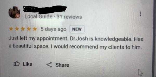 Patient Reviews