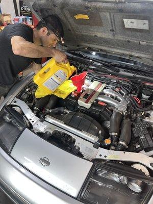 Brother's 300ZX Twin Turbo. Clean!