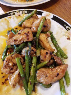 Kung Pao Chicken with green beans & asparagus!