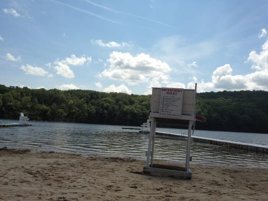 Sycamore Park. Nice little beach. It's close, it's clean and it's mostly empty!