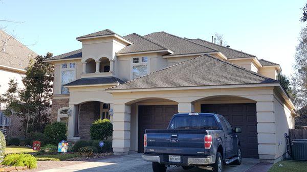 New Pabco roof in The Woodlands, TX