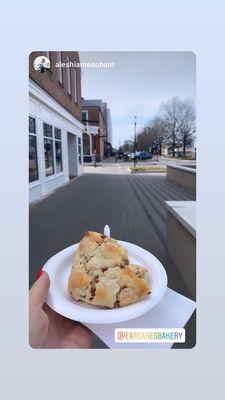 Scones in the morning, heaven!