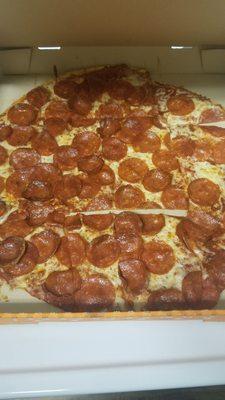 Pepperoni pizza