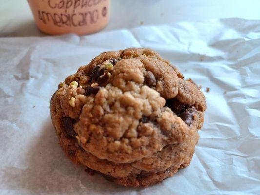 Delicious pistachio bomb cookie.