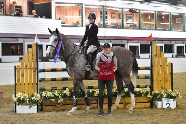 Winning the high children's jumper classic!!