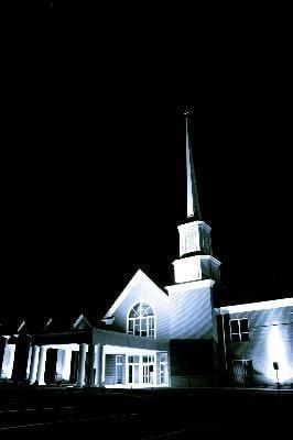 Church at night