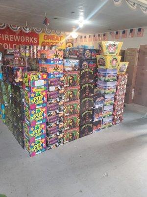 Come visit us and see our awesome selection of Fireworks !