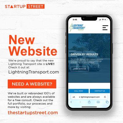Tampa Website Design for Lightning Transport