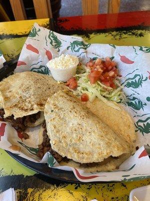 Gordita - not quite as I had eaten in Mexico- had to be eaten with a fork unlike the crispy hand-held ones I had eaten before.