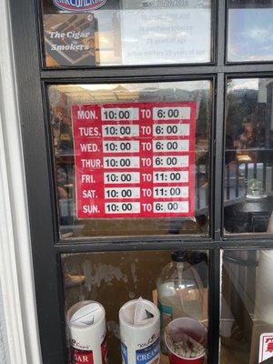 Business hours