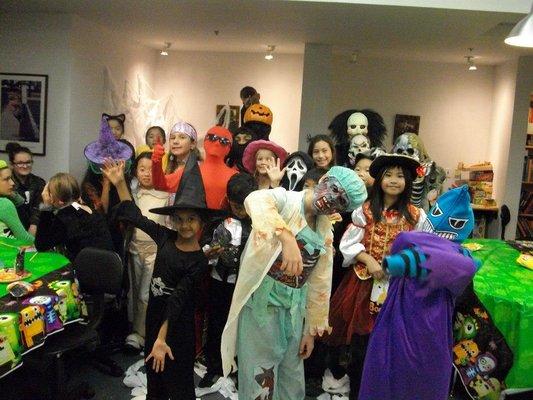 Our Halloween party.