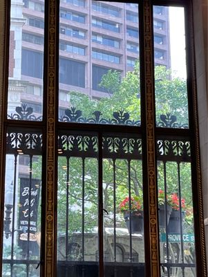 All the Ornate Detail on the Windows. The 1925 Boston Five Cent Savings Bank @ Walgreens Boston's Beautiful Store!